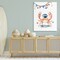 Stupell Industries Crab in Sailor Hat Canvas Wall Art Design by LSR Design Studio